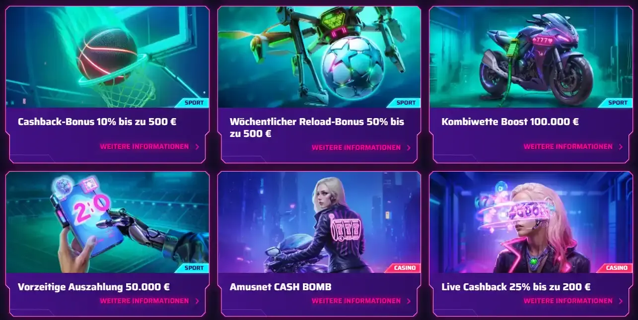 Aktuelle deutsche Roby Casino Aktionsübersicht mit Cashback und Reload-Angeboten