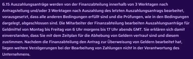 Roby Casino Bedingungen mit offizieller Auszahlungsregel und VIP-Limits
